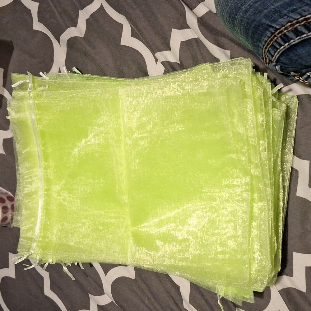 50 large organza bags